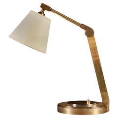 Art Deco Brass Table Lamp