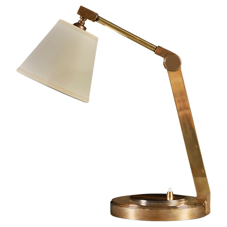 Art Deco Brass Table Lamp at 1stDibs