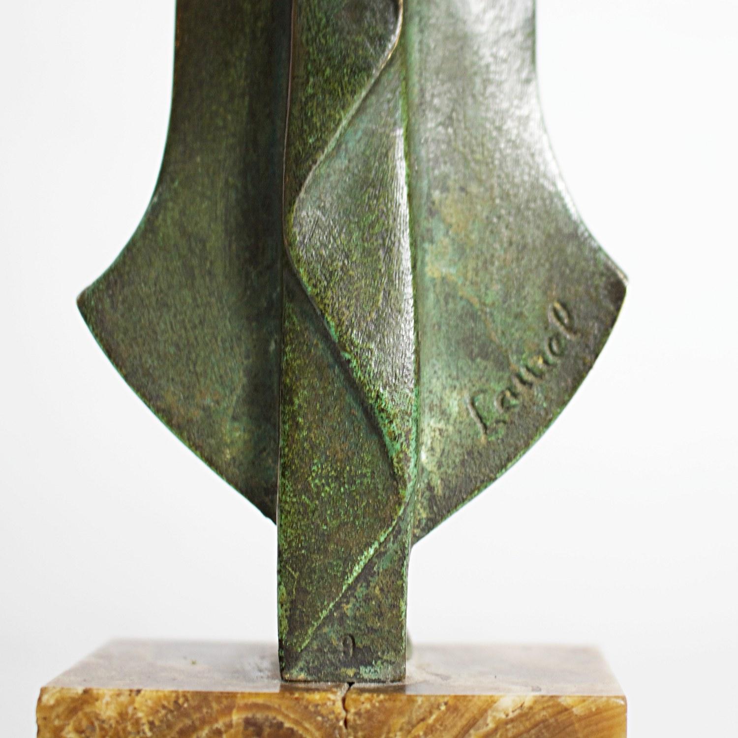 Art Deco Bronze Sculpture by Pierre Laurel of a Dancing Lady, circa 1925 3