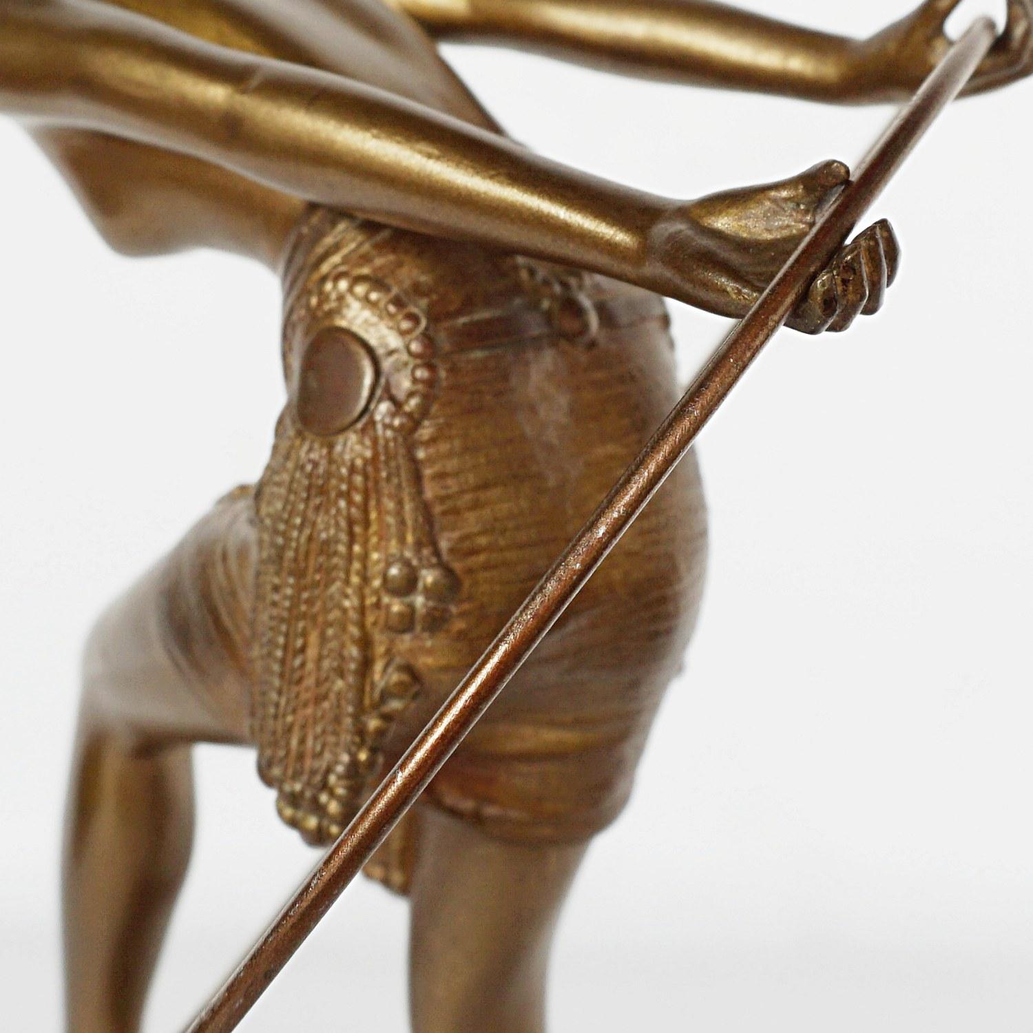An Art Deco Bronze Study of a Hoop Dancer by Demétre Chiparus 1