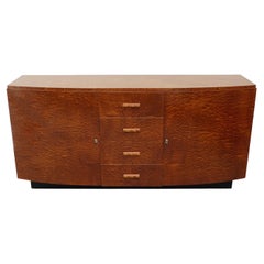 An ARt Deco Burr Elm Sideboard