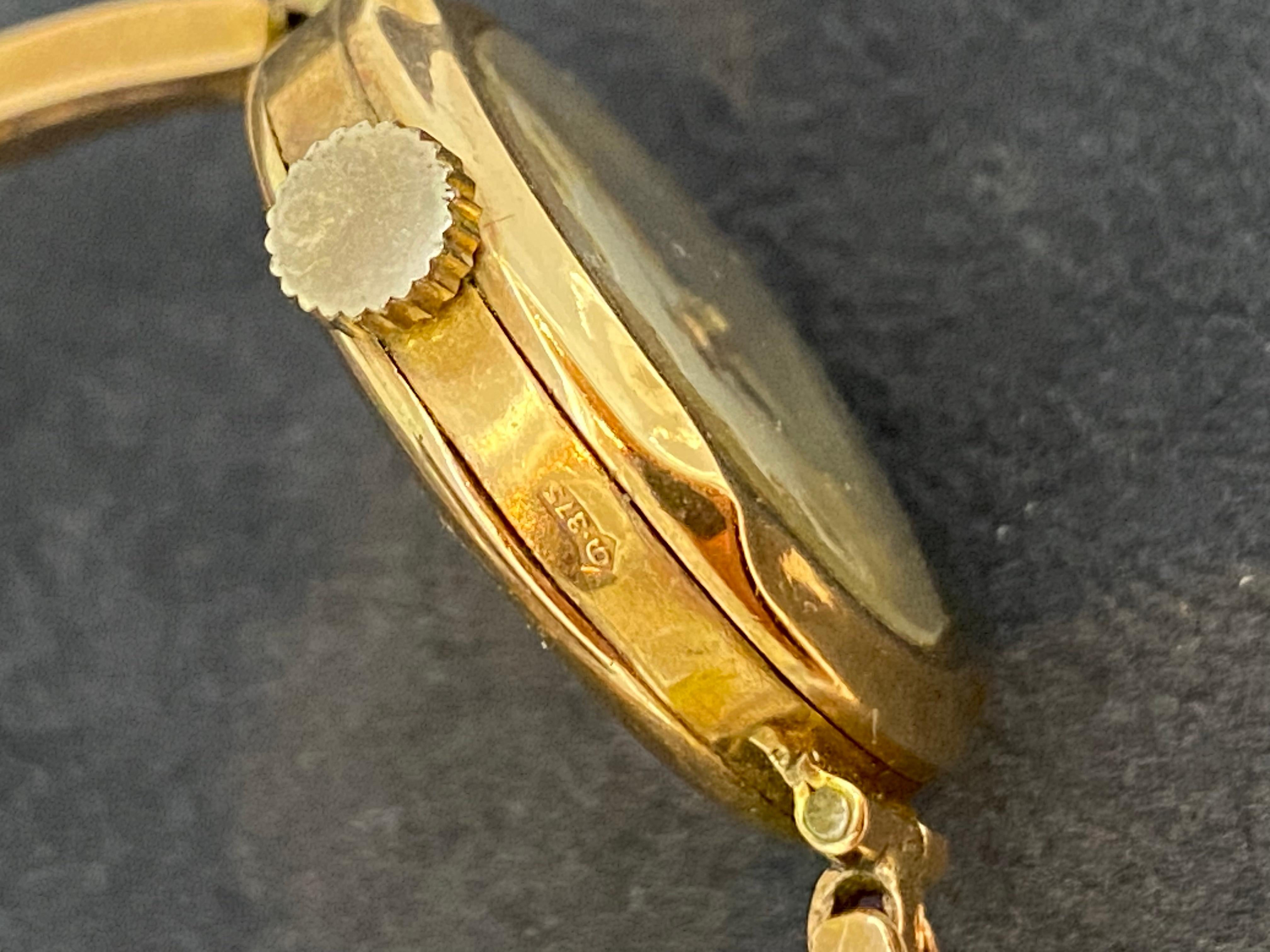 An Art-Deco c1924 9K Rose Gold Manual Ladies' Watch. London Hallmarks. 2