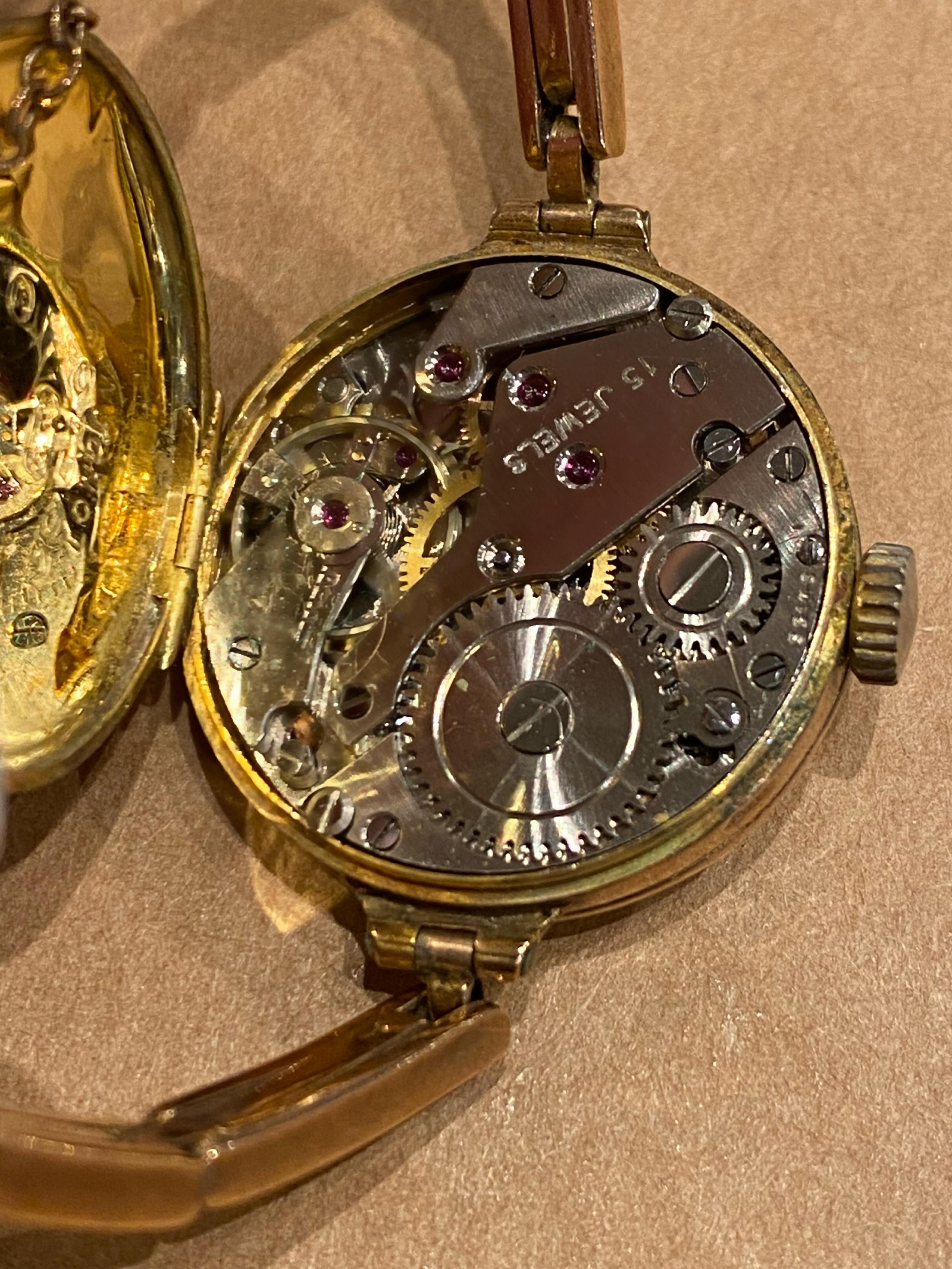 1920s wrist watch