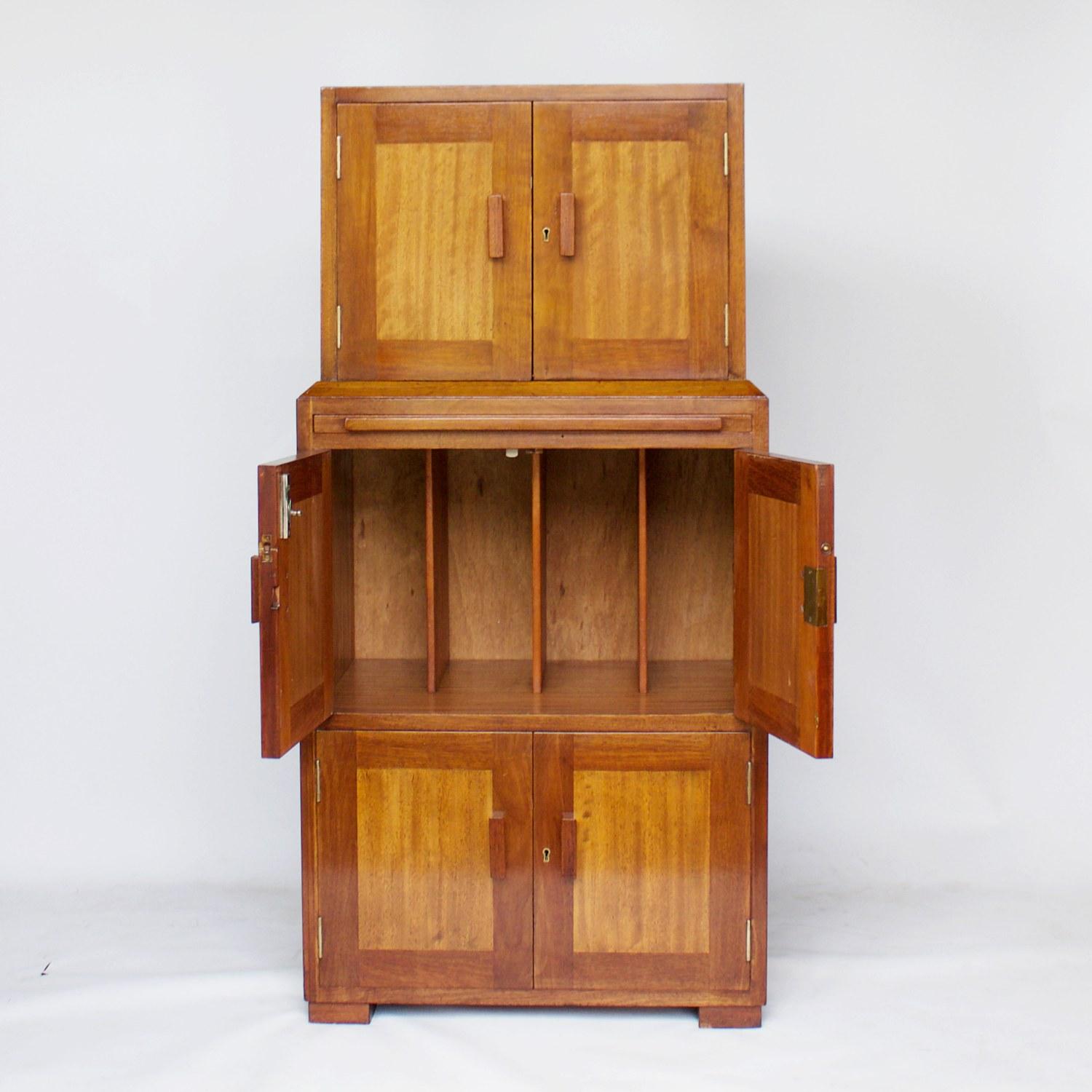 Walnut Art Deco Cabinet by Betty Joel, circa 1930