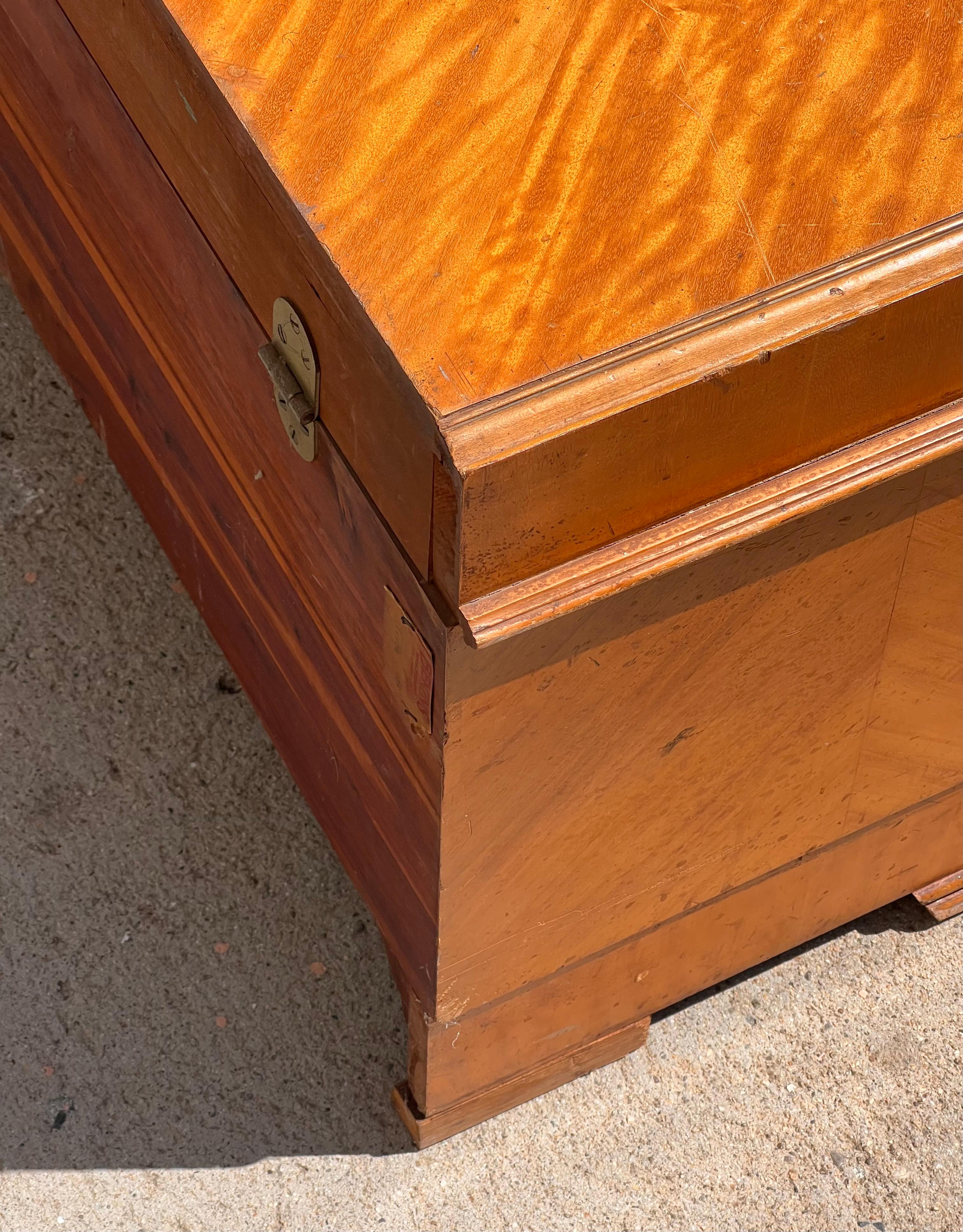 An art deco cedar waterfall chest by Lane, circa 1950 5