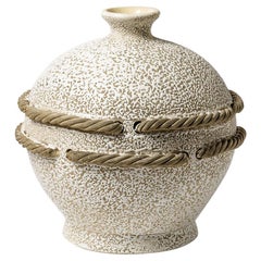 Art Deco Ceramic Vase Attributed to Primavera, circa 1930-1940