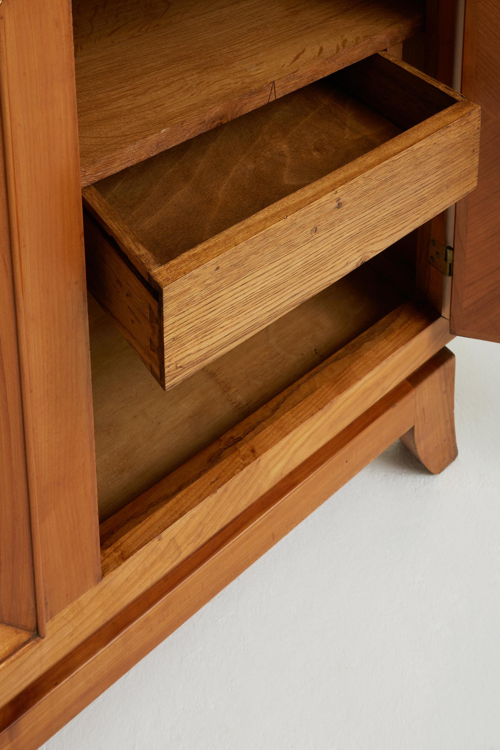 Art Deco Cherrywood and Bronze Sideboard 5