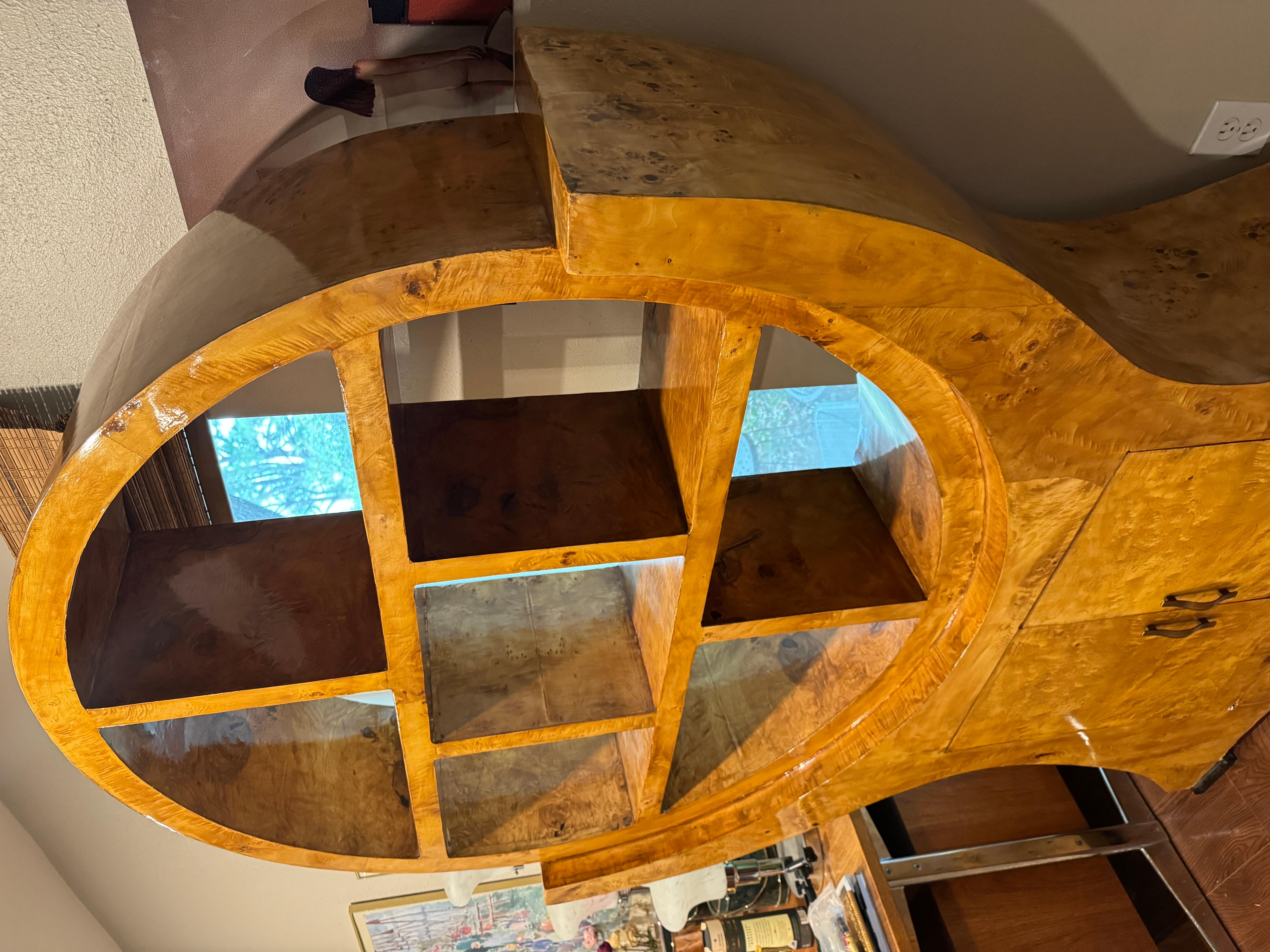 An Art Deco circular room divider. Not a vintage item.  4