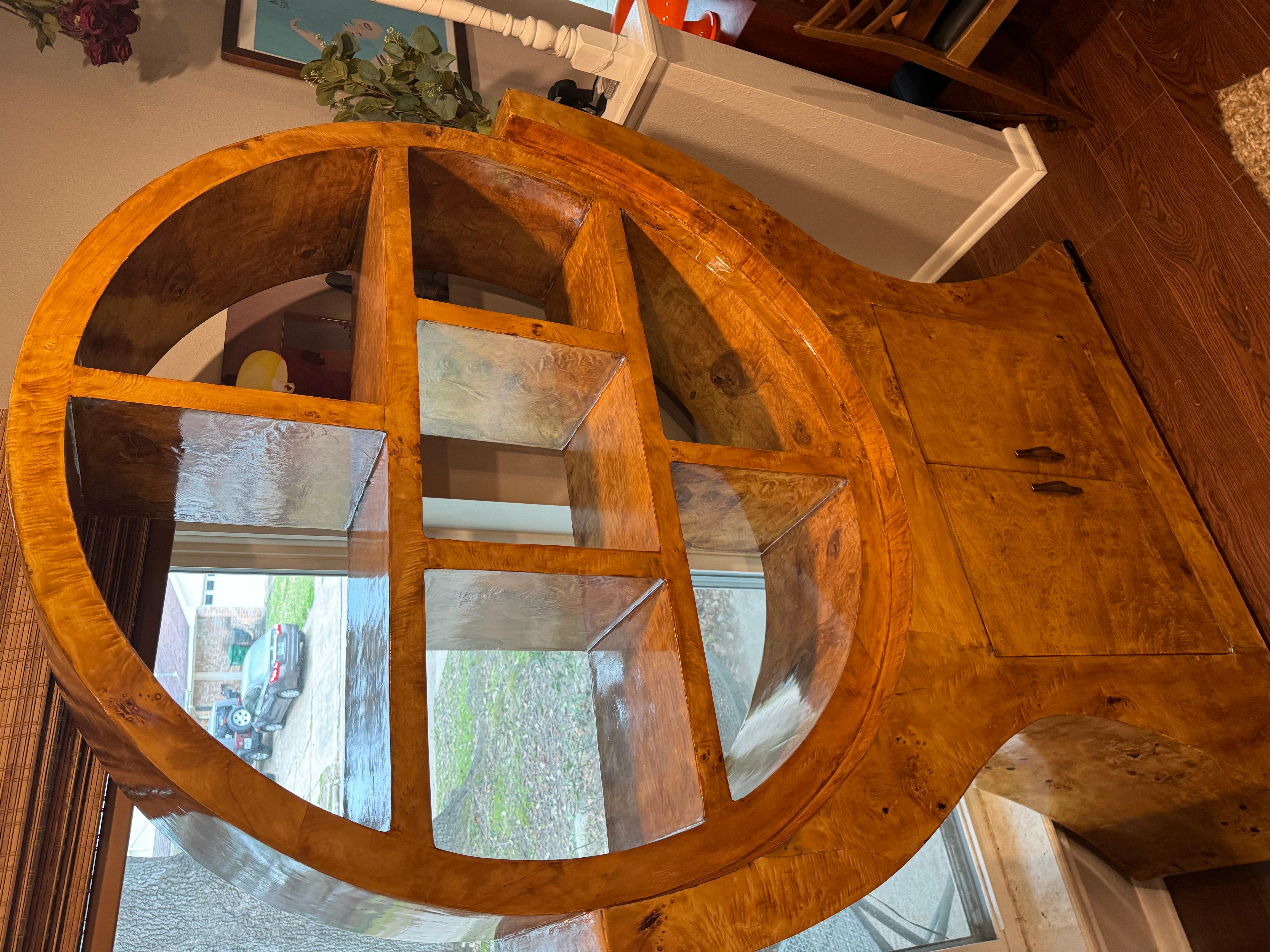 An Art Deco circular room divider. Not a vintage item.  7