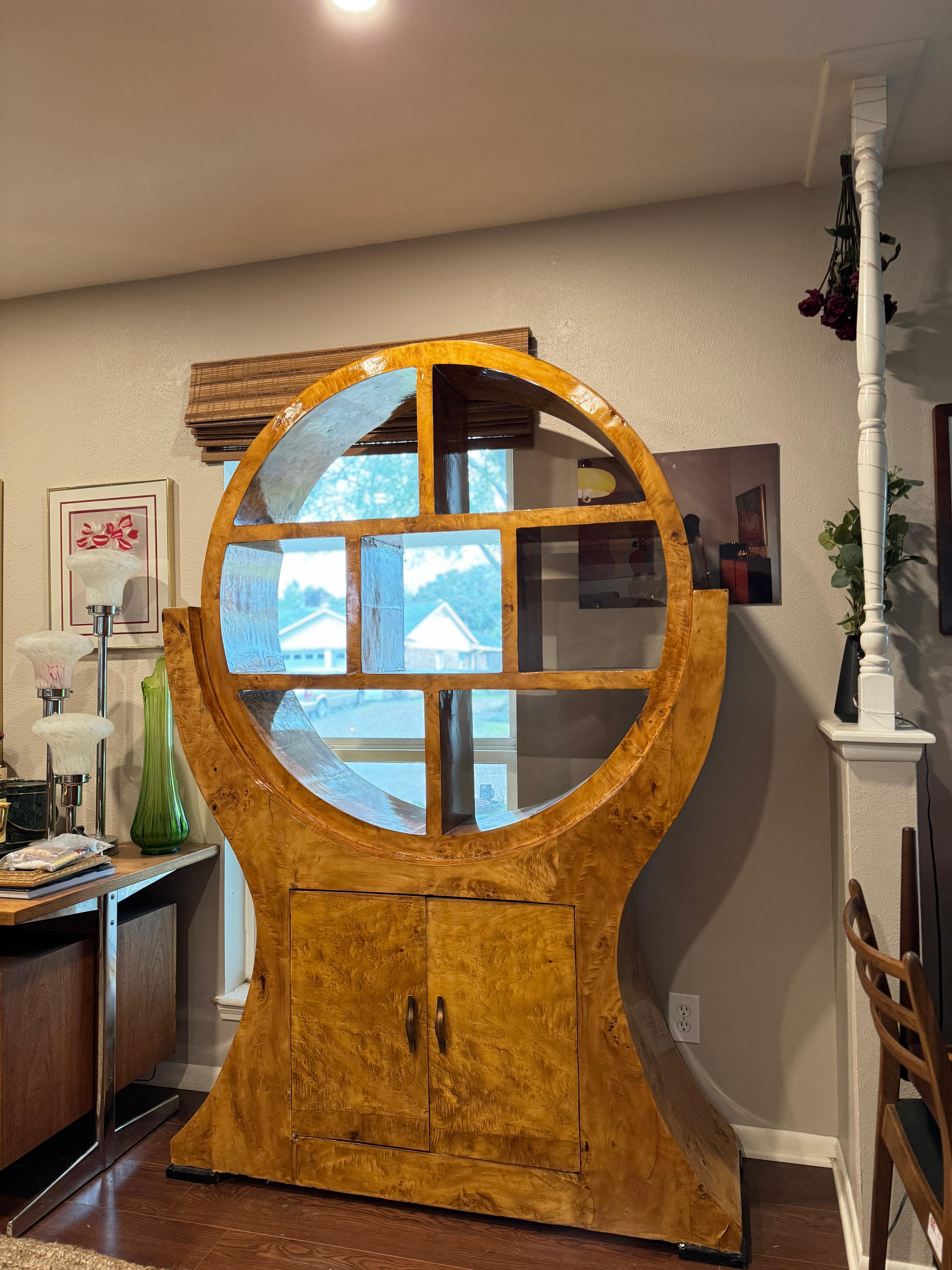 An Art Deco circular room divider. Not a vintage item.  9