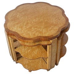 An Art Deco 'Cloud' Nest of tables by Harry & Lou Epstein
