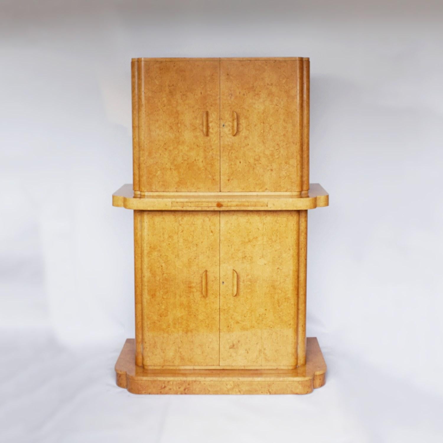 Art Deco Cocktail Cabinet by Harry & Lou Epstein English, Circa 1930 9