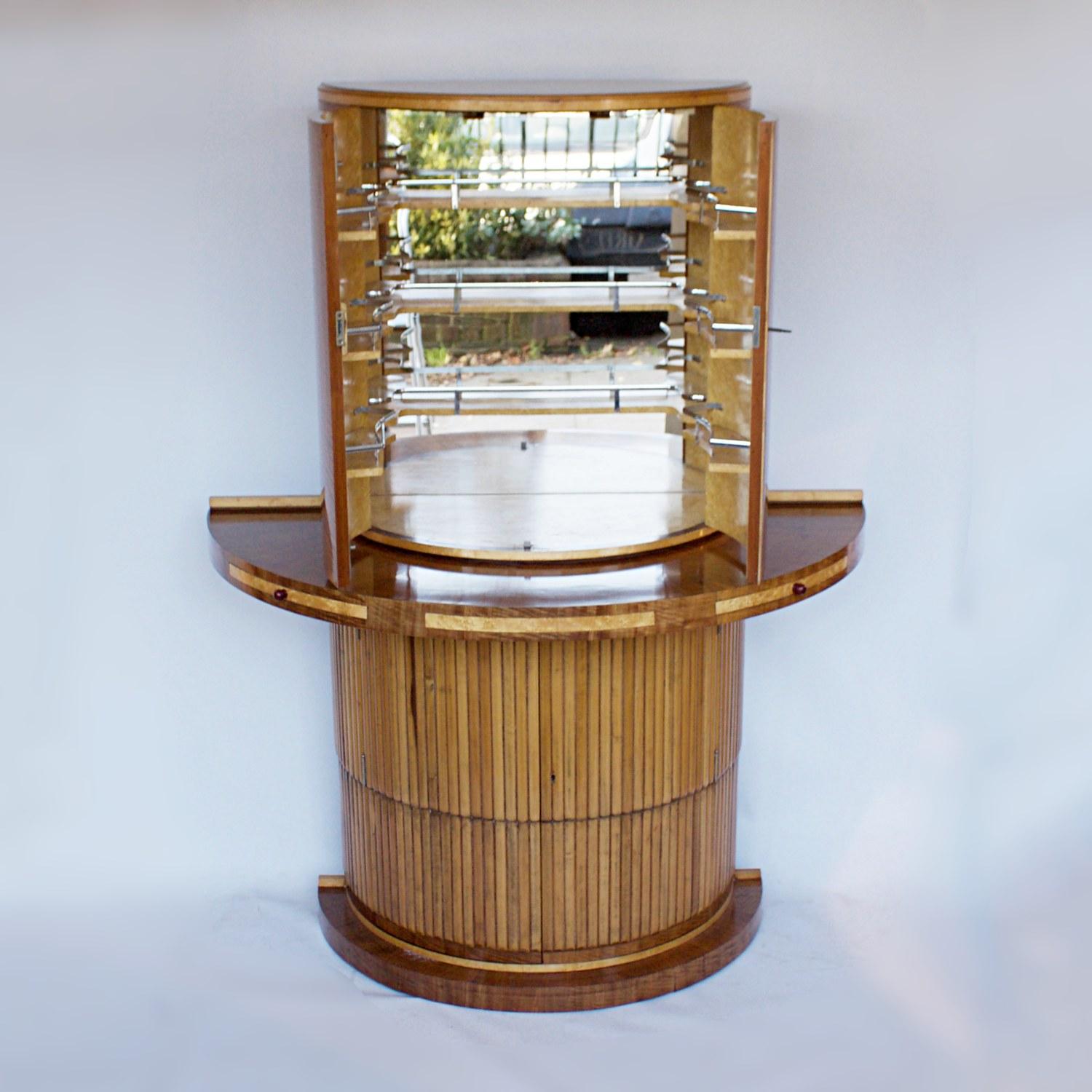 Art Deco Cocktail Cabinet by Maurice Adams 1