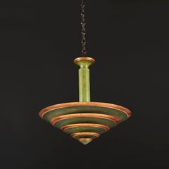 Art Deco Copper Plafonnier