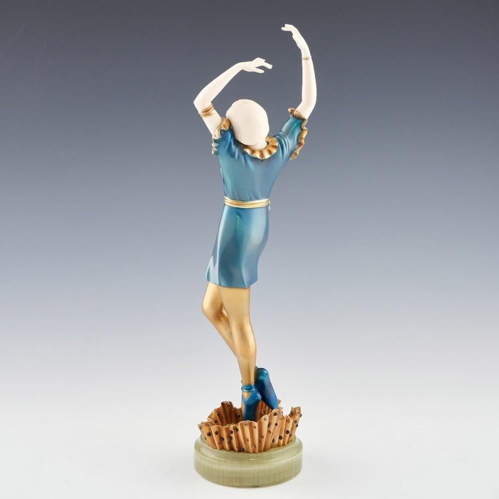 An Art Deco Dancer by Dorothea Charol, c1920 In Good Condition For Sale In Tunbridge Wells, GB