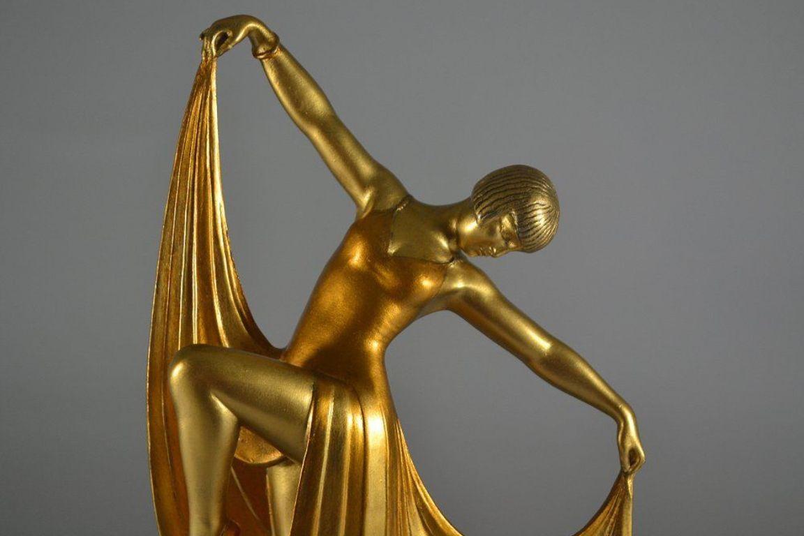 Une danseuse art déco. Probablement Limousin 1