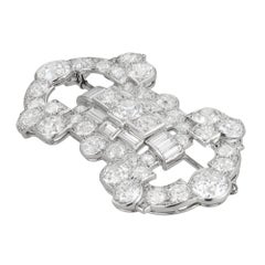 An Art Deco diamond brooch by Cartier