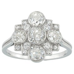 Art Deco Diamond Panel Ring