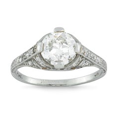 Art Deco Diamond Solitaire Ring
