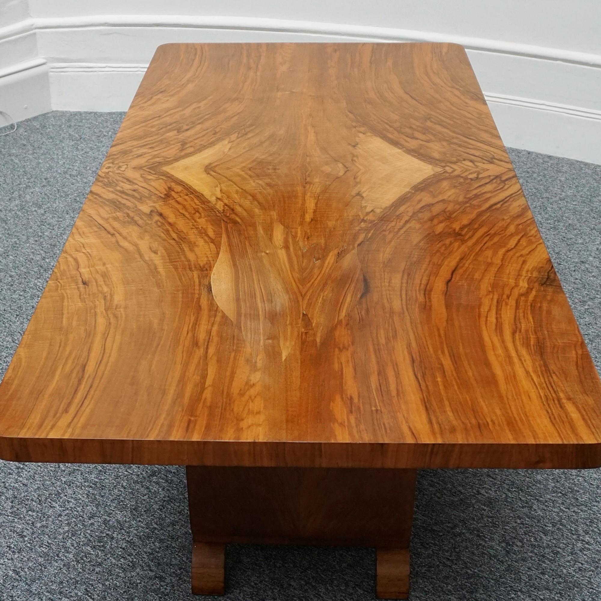 Leather An Art Deco Dining Suite by Heal's of London
