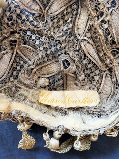 Art Deco bestickte silberne Ballmütze - Frankreich CIRCA 1925