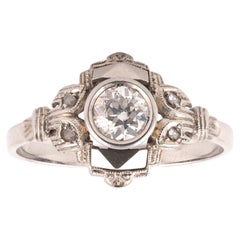 Vintage An Art Deco Engagement Diamond ring