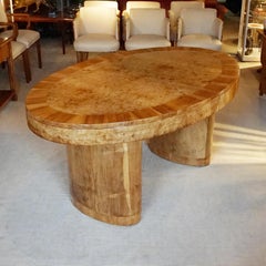 Art Deco Extendable Dining Suite by Maple & Co English, Circa 1930