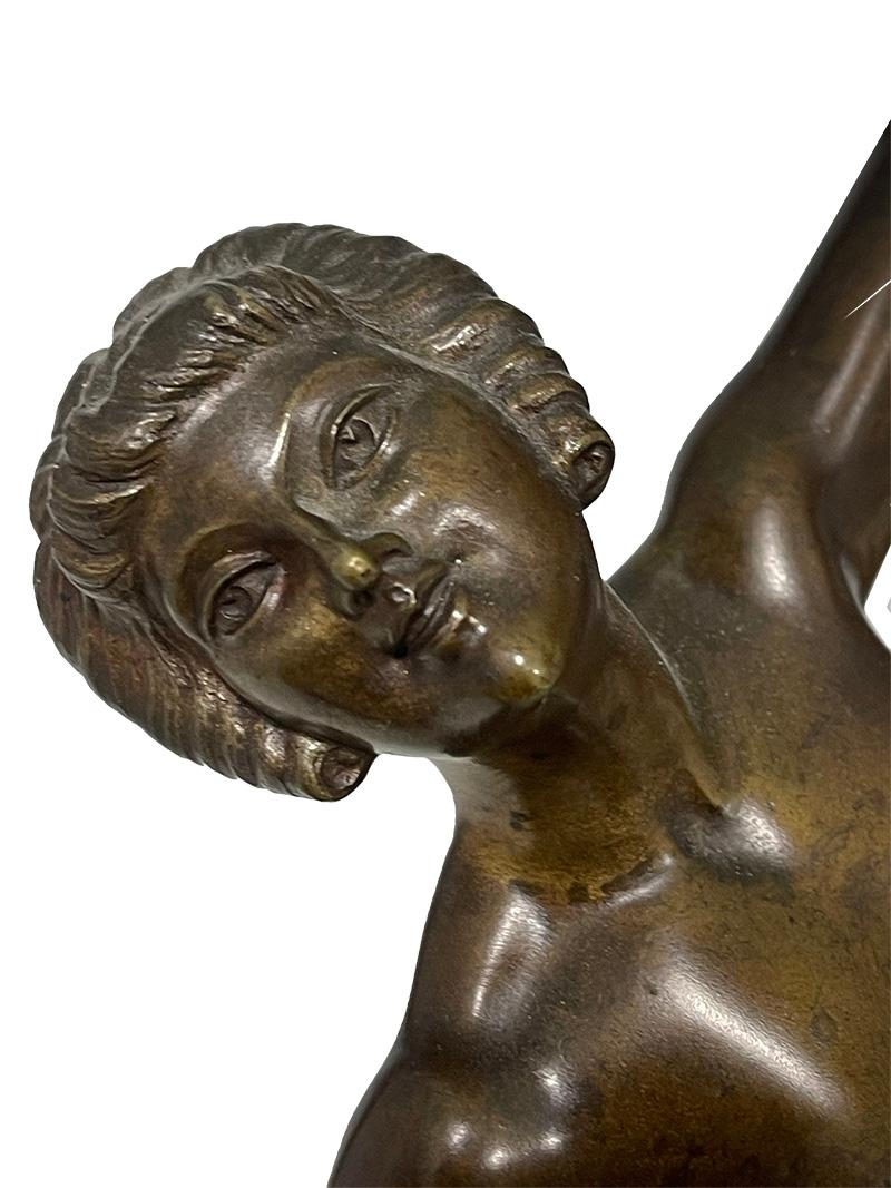 Una statua in bronzo in stile Art Déco francese di Charles HENRY Molins in vendita 7