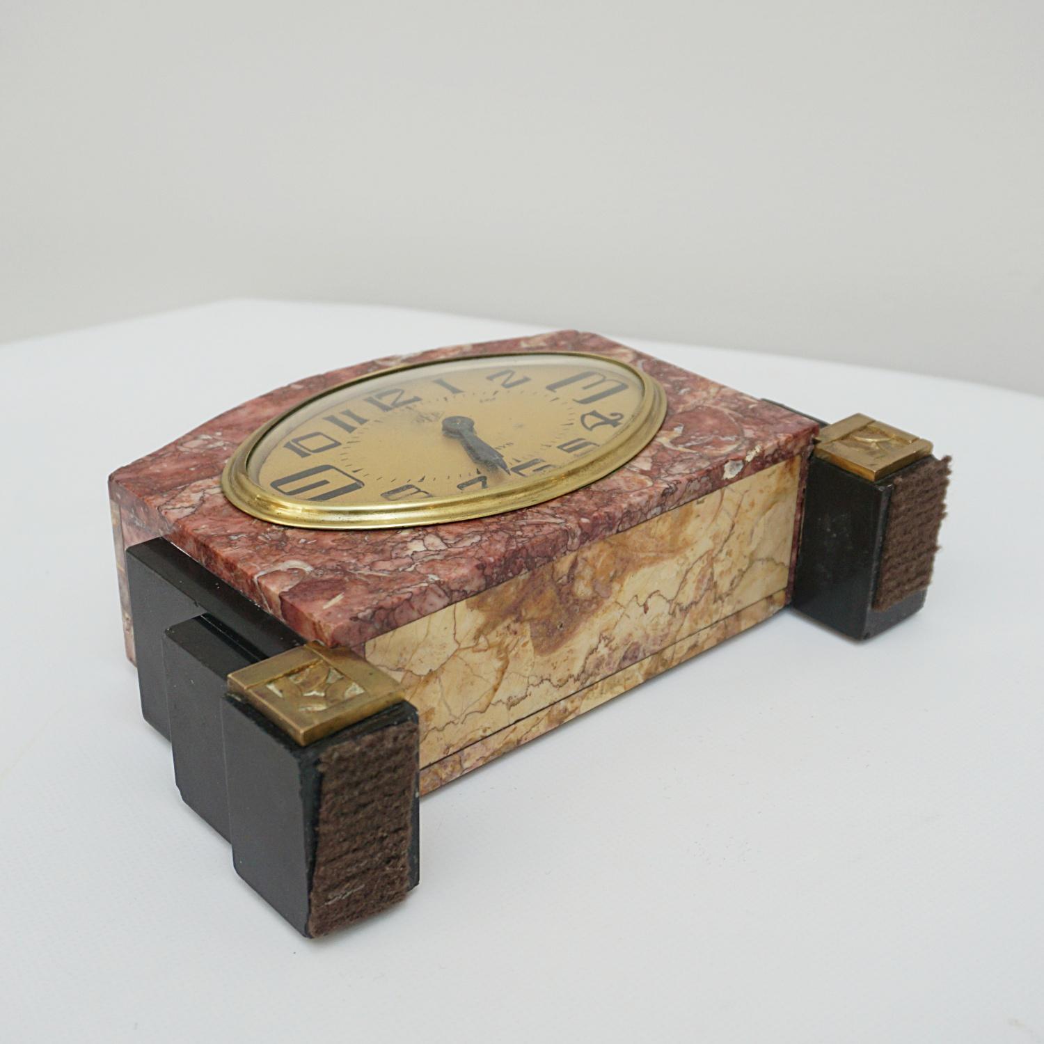 Art Deco French Mantle Clock by DEP 3