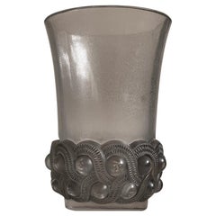 Art Deco Gao Glass Vase by R.Lalique
