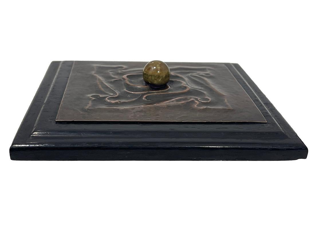 Una caja de cristal Art Déco 