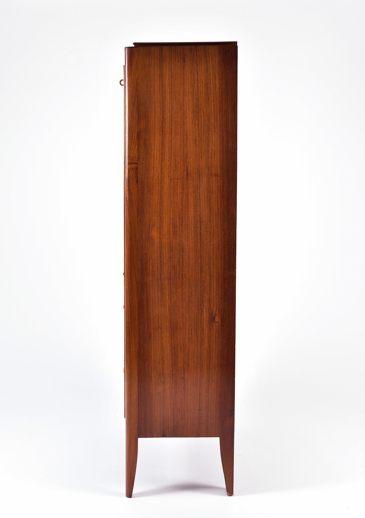 Art Deco Kingwood Cocktail Cabinet Attributed to Alfred Porteneuve 5