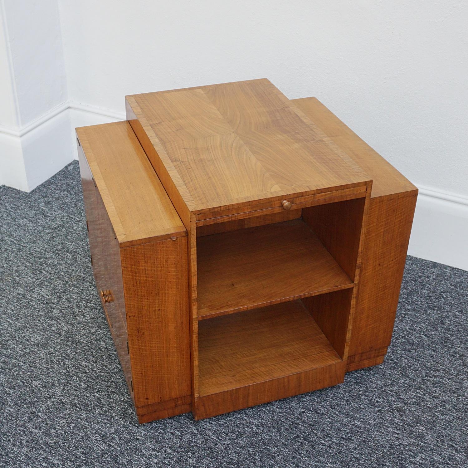 Mid-20th Century Art Deco Library Table by Maple & Co For Sale