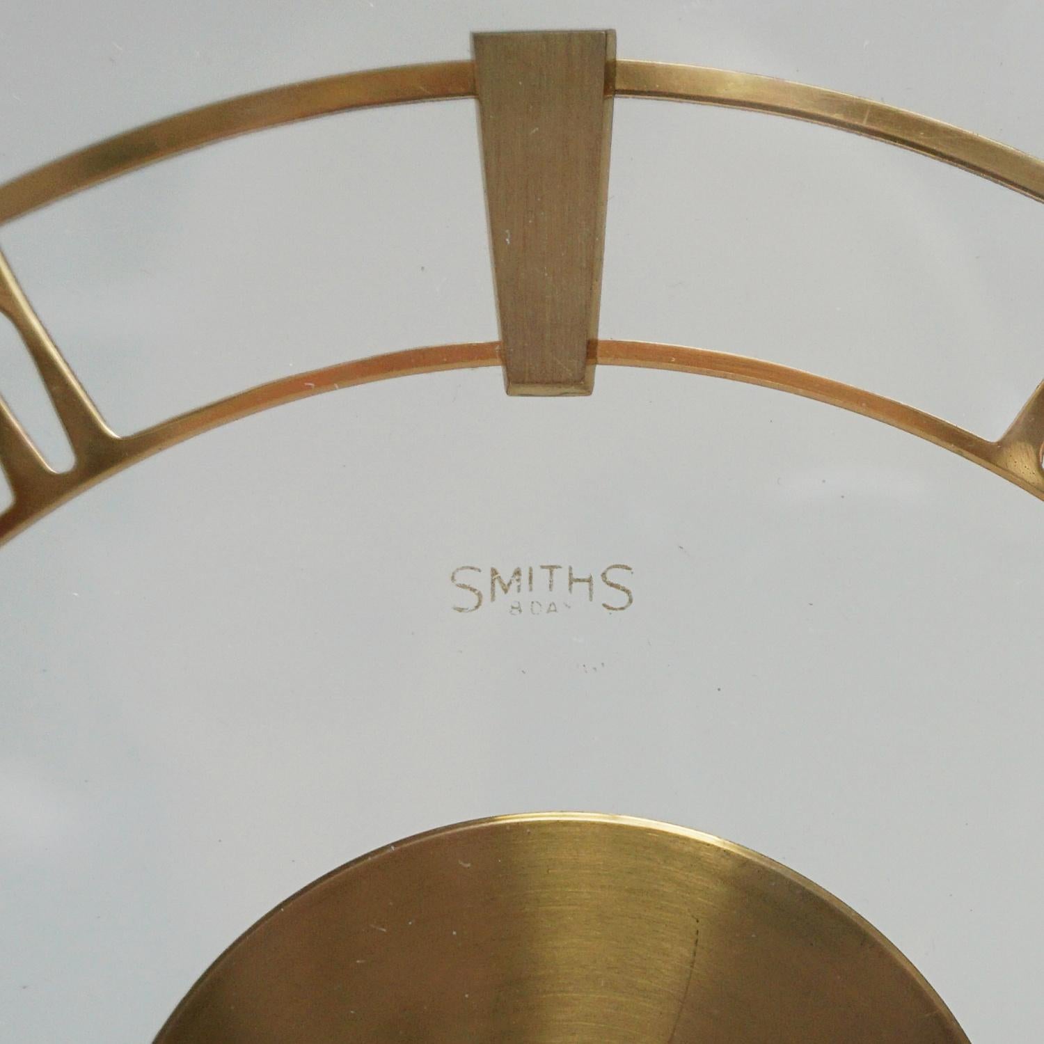 English Art Deco Mantel Clock by Smiths circa 1925