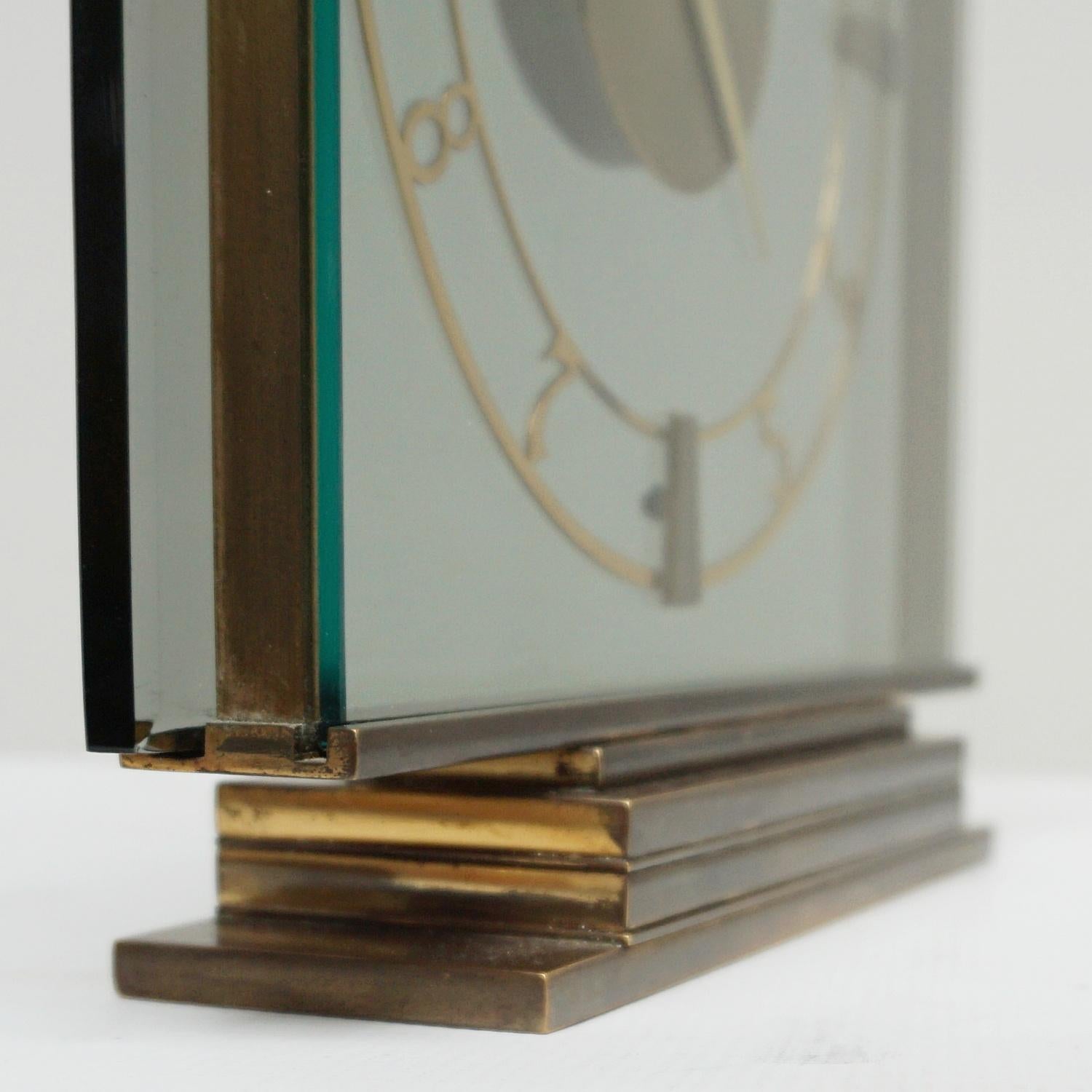Brass Art Deco Mantel Clock by Smiths circa 1925