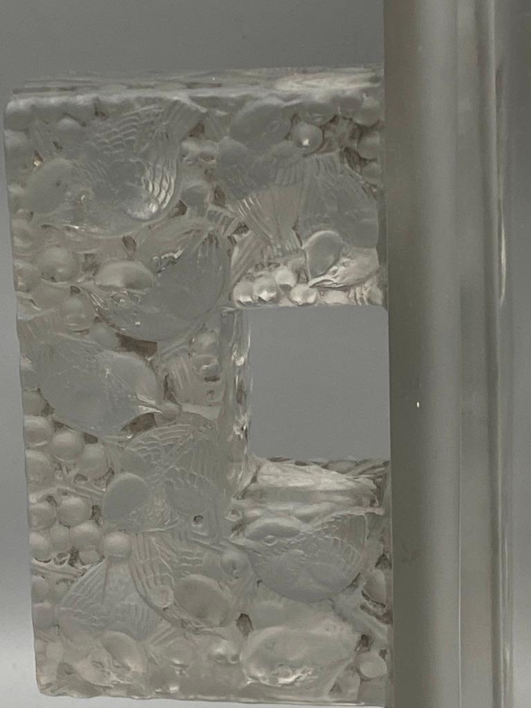 Moulé Art déco Margaret  Vase en verre René Lalique 