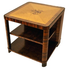 An Art Deco Marquetry Side Table