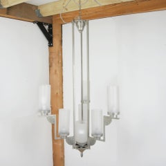 An Art Deco Modernist Chandelier