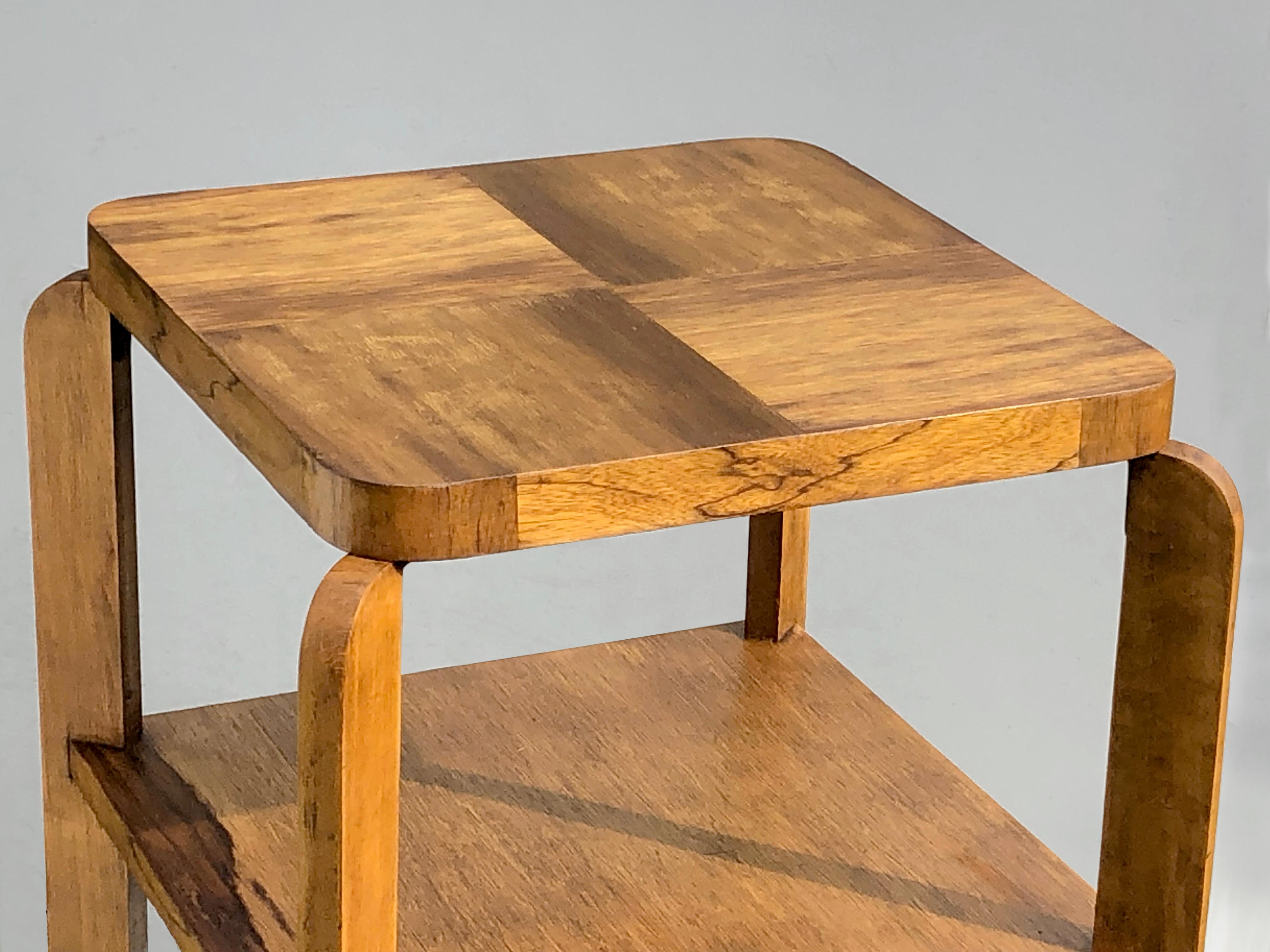 Français Gueridon / TABLE D'ACCOMPAGNEMENT MODERNISTE ART-DECO, Style CHARLES DUDOUYT France 1950