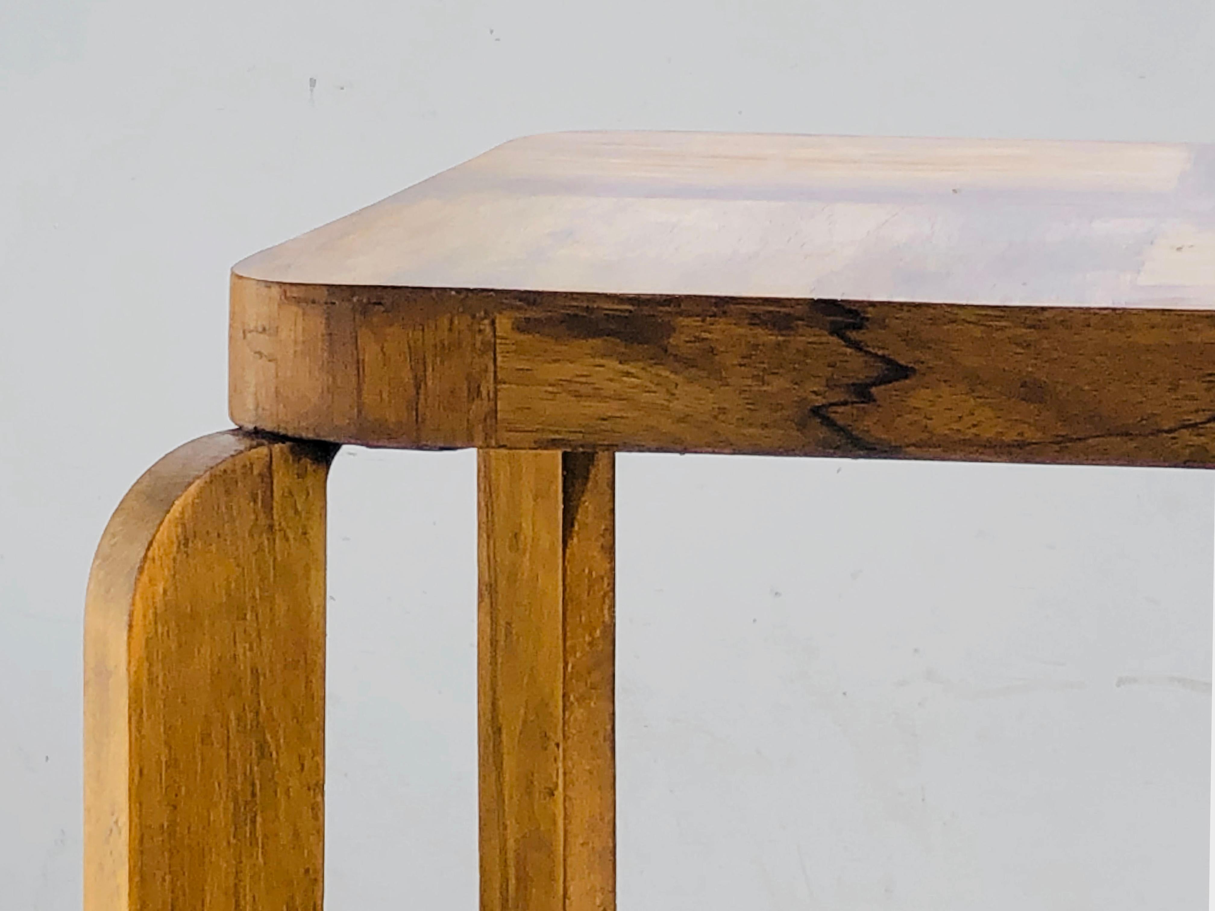 Moderne Gueridon / TABLE D'ACCOMPAGNEMENT MODERNISTE ART-DECO, Style CHARLES DUDOUYT France 1950
