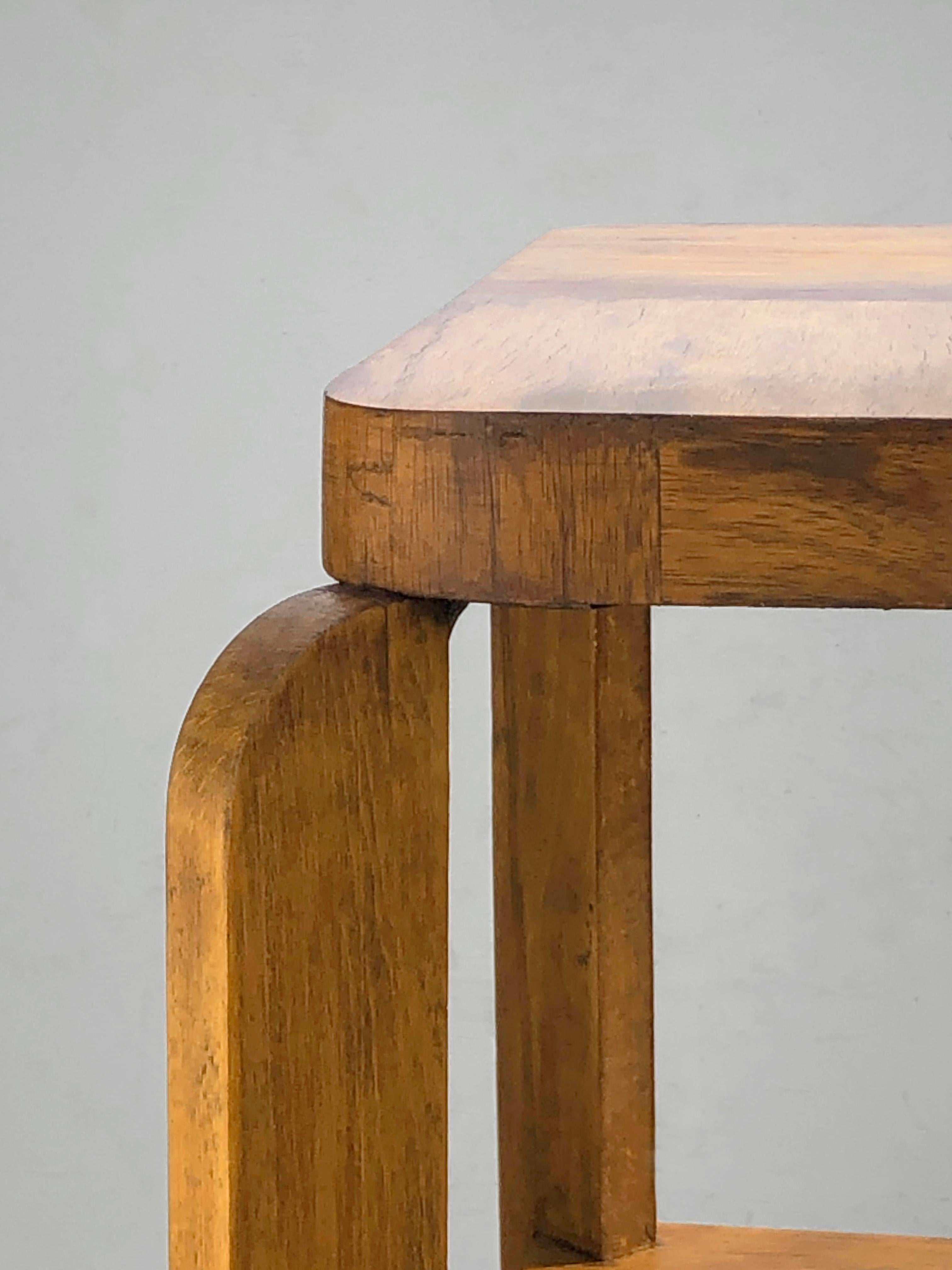 Milieu du XXe siècle Gueridon / TABLE D'ACCOMPAGNEMENT MODERNISTE ART-DECO, Style CHARLES DUDOUYT France 1950