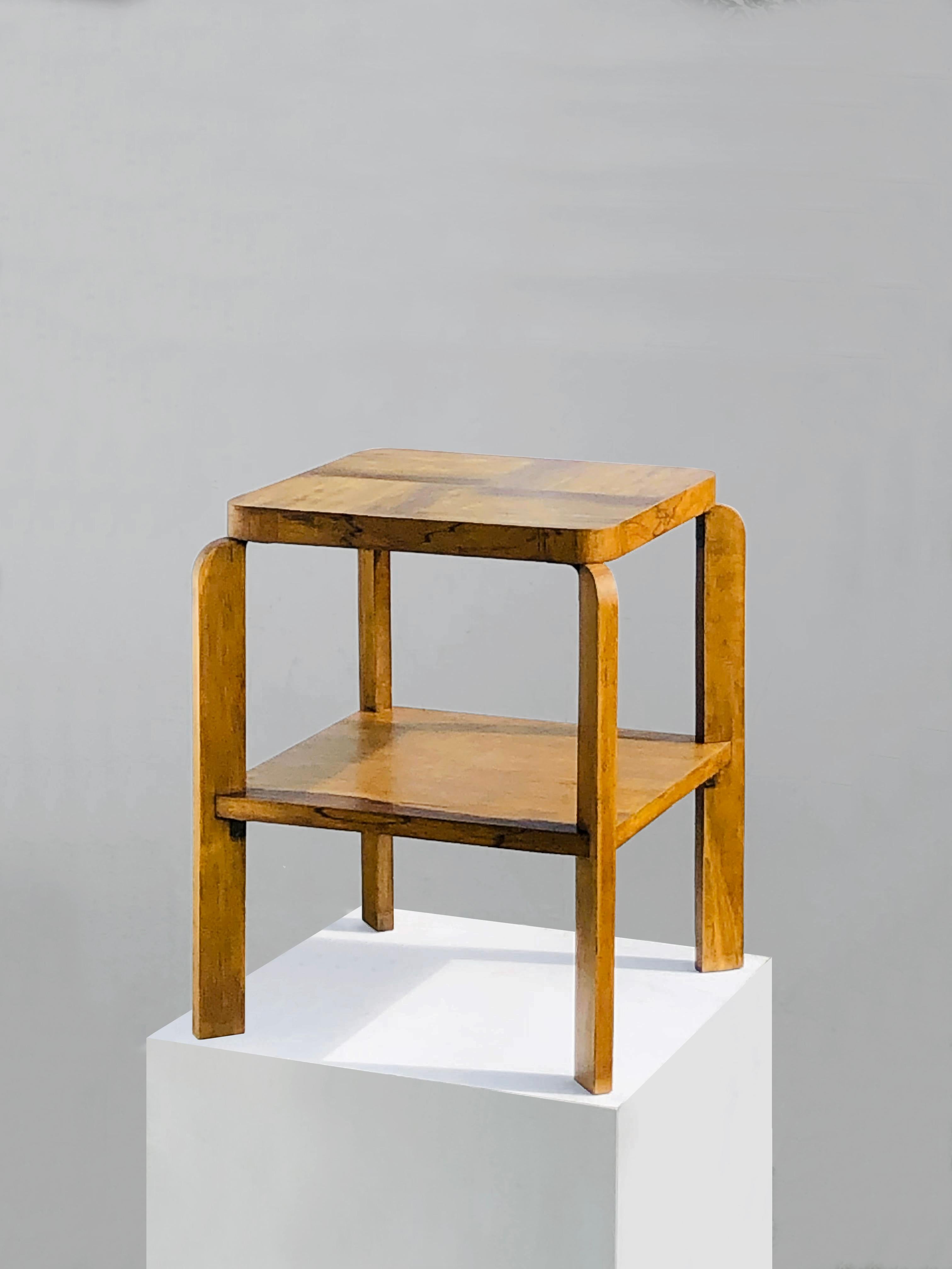 Gueridon / TABLE D'ACCOMPAGNEMENT MODERNISTE ART-DECO, Style CHARLES DUDOUYT France 1950 1