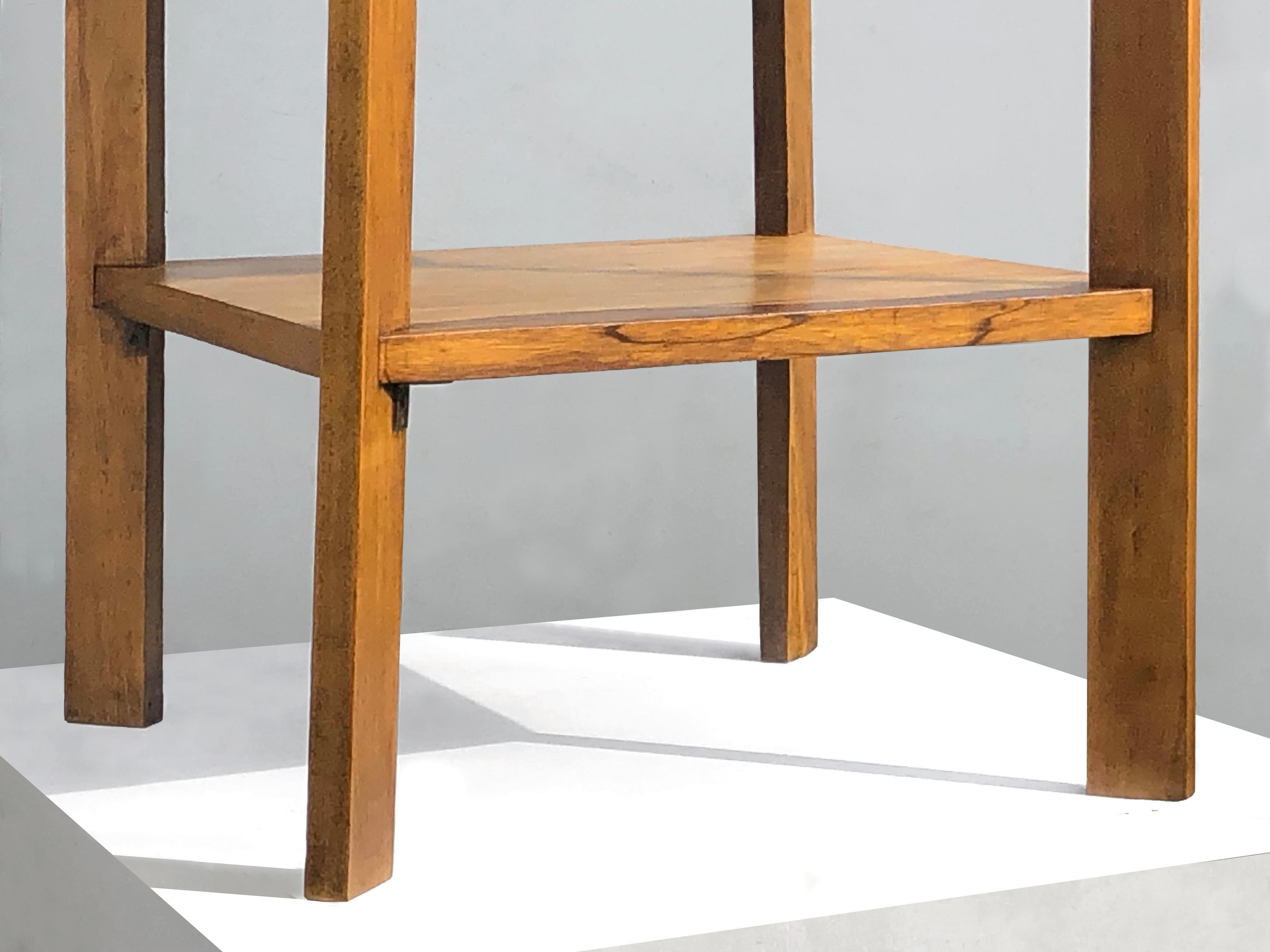 Gueridon / TABLE D'ACCOMPAGNEMENT MODERNISTE ART-DECO, Style CHARLES DUDOUYT France 1950 6