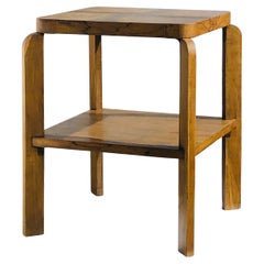 Gueridon / TABLE D'ACCOMPAGNEMENT MODERNISTE ART-DECO, Style CHARLES DUDOUYT France 1950
