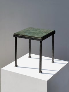 An ART-DECO MODERNIST Side TABLE in the spirit of EDGAR BRANDT, France 1930