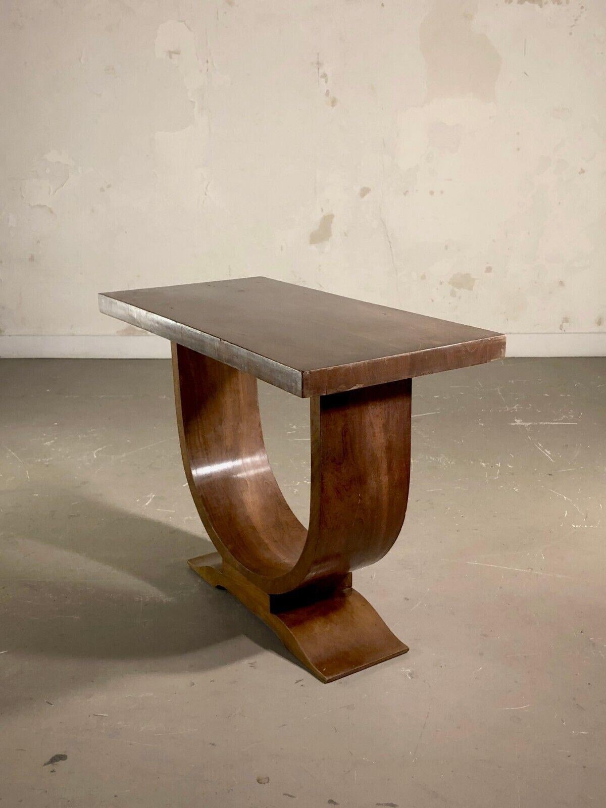 Mid-Century Modern Table d'appoint ou CONSOLE MODERNISTE ART-DECO, style Charles DUDOUYDT, France 1930 en vente
