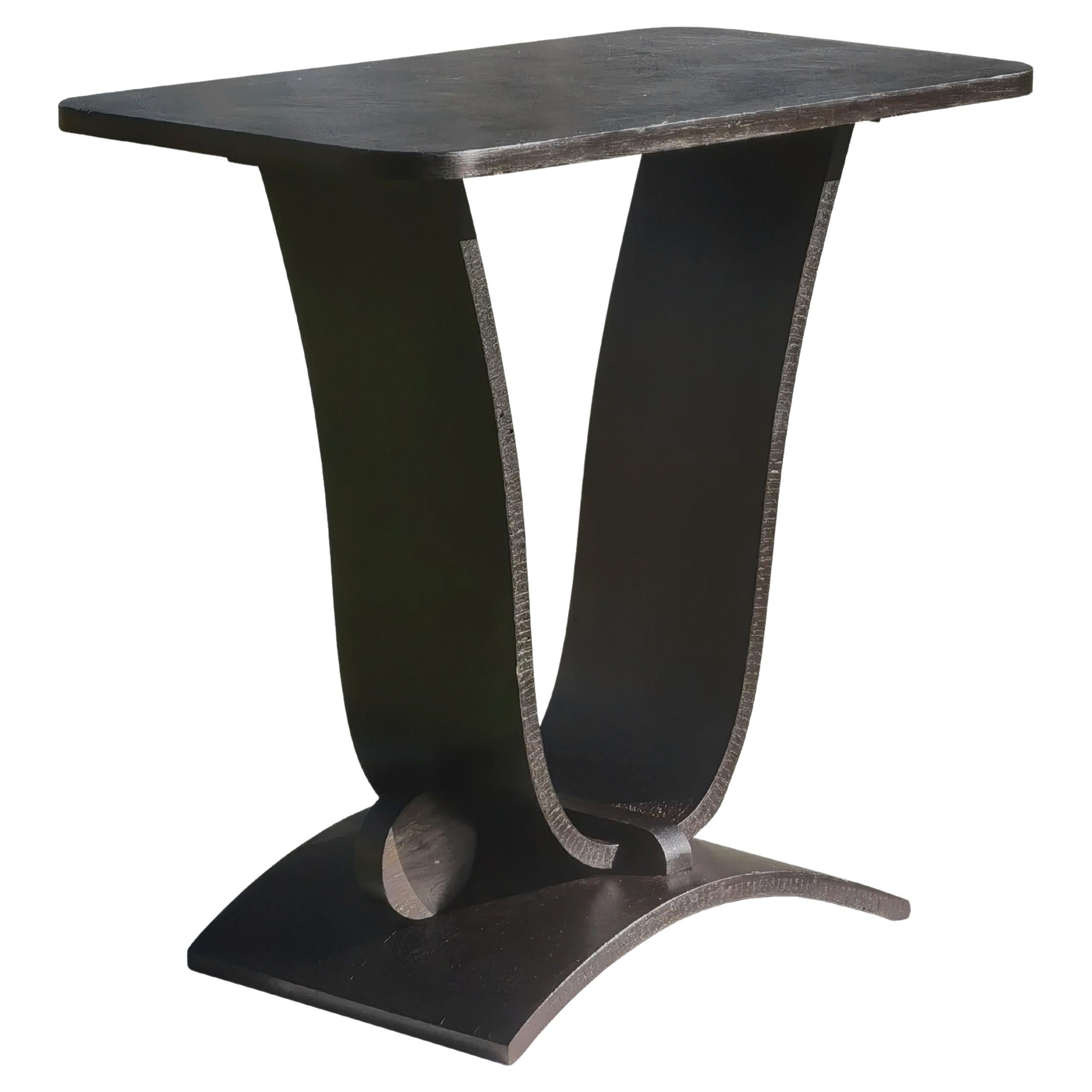 An ART-DECO MODERNIST CONSOLE or GUERIDON, in Charles DUDOUYT Style, France 1930