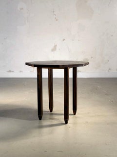 An ART-DECO MODERNIST Side Table or GUERIDON, J-E RUHLMANN style, France 1930