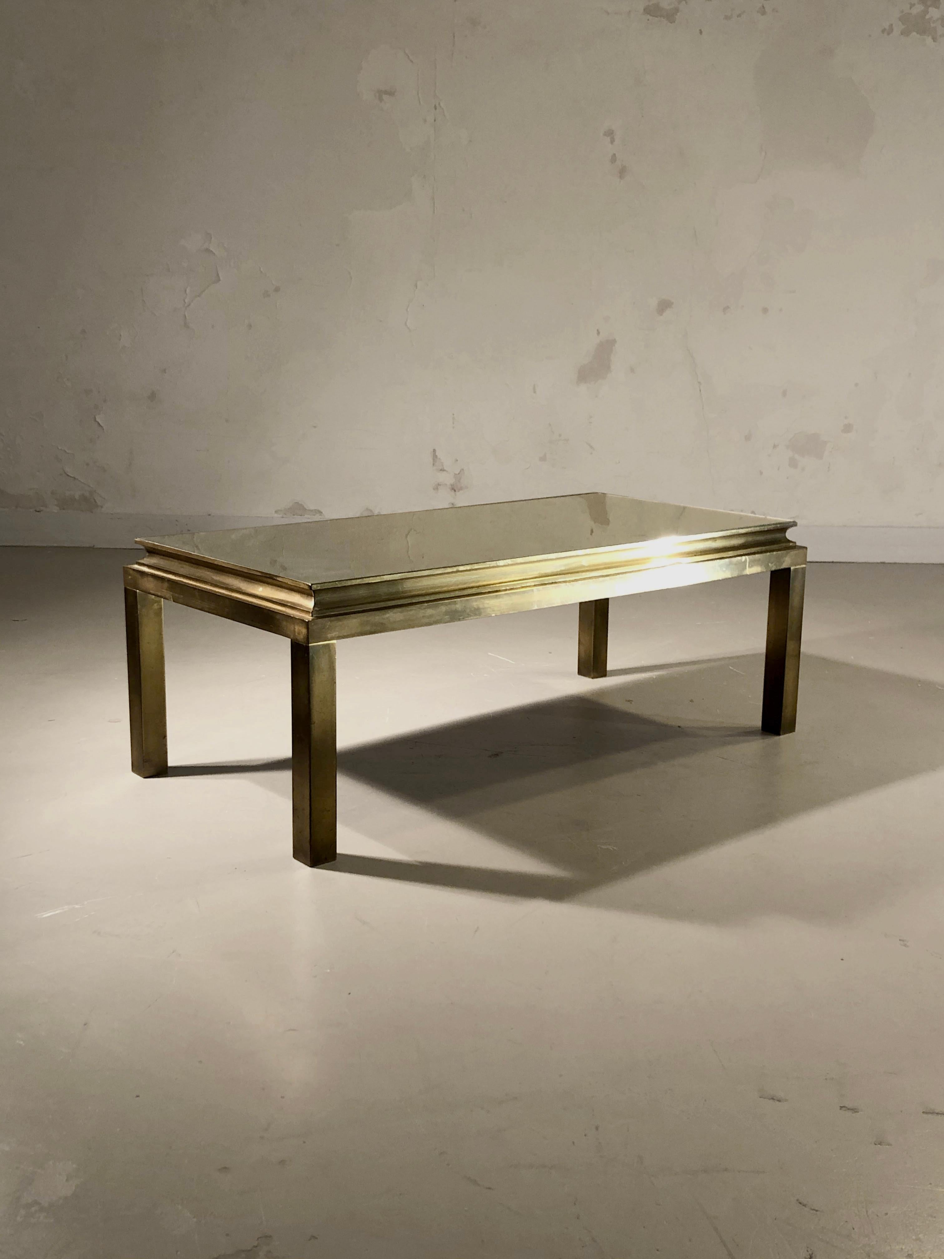 An ART-DECO NEO-CLASSICAL SHABBY-CHIC COFFEE TABLE by MAISON JANSEN, France 1970 4