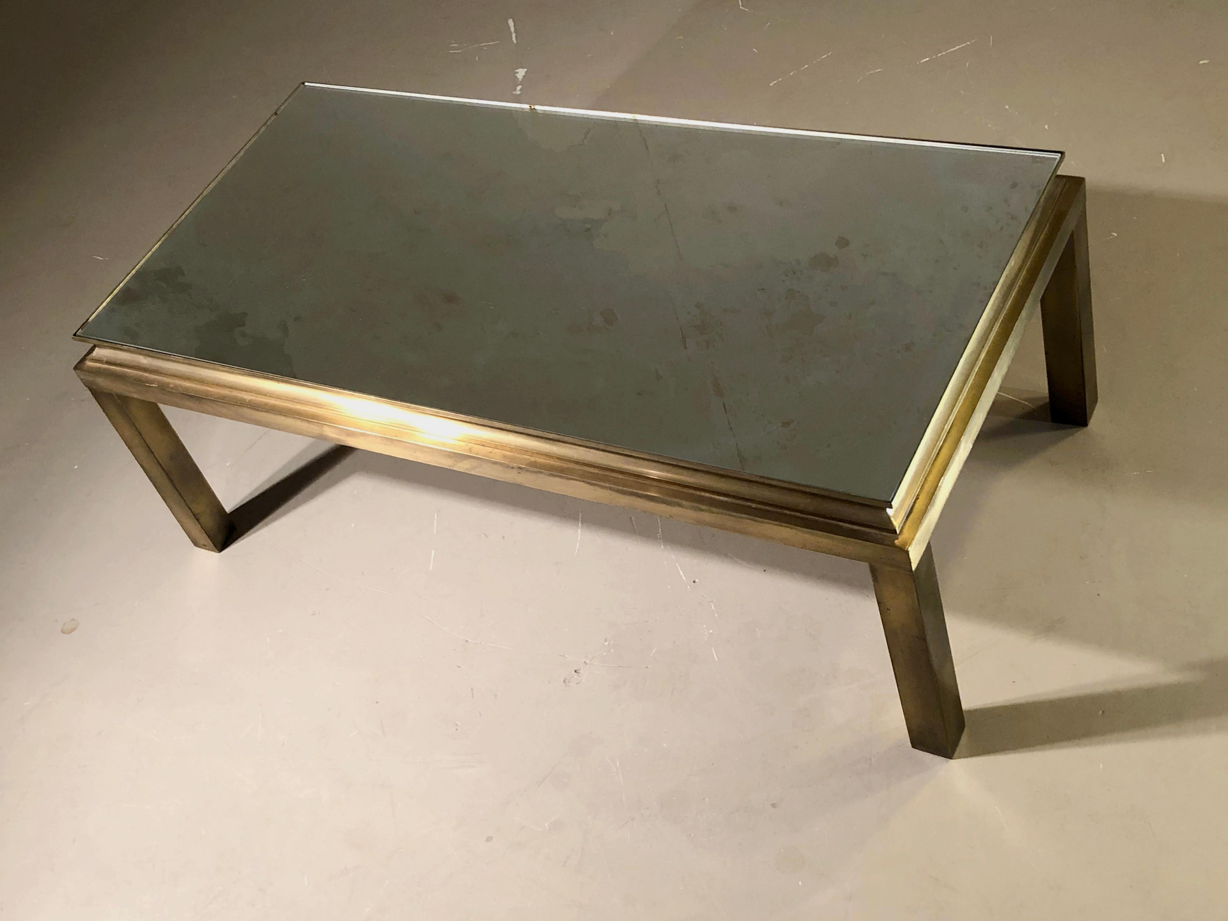 An ART-DECO NEO-CLASSICAL SHABBY-CHIC COFFEE TABLE by MAISON JANSEN, France 1970 5